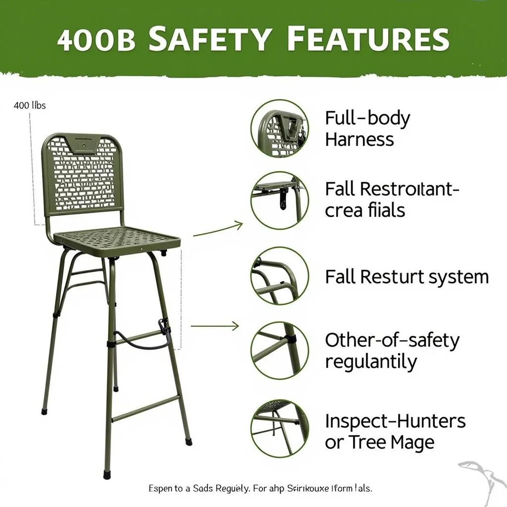 Tree Stand with Important Safety Features