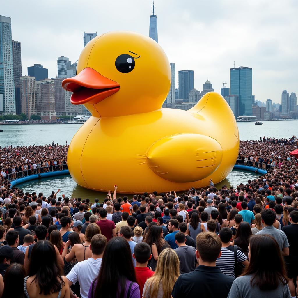 World's Largest Rubber Duck Exhibition