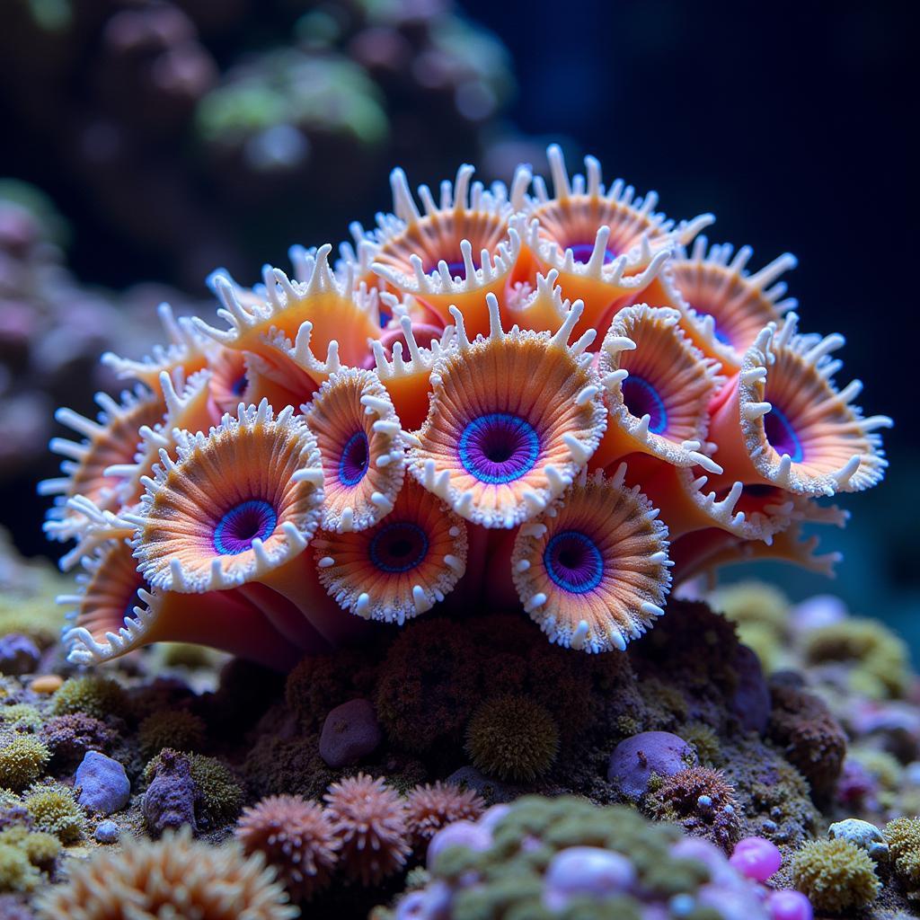 Giant Clam in Coral Reef