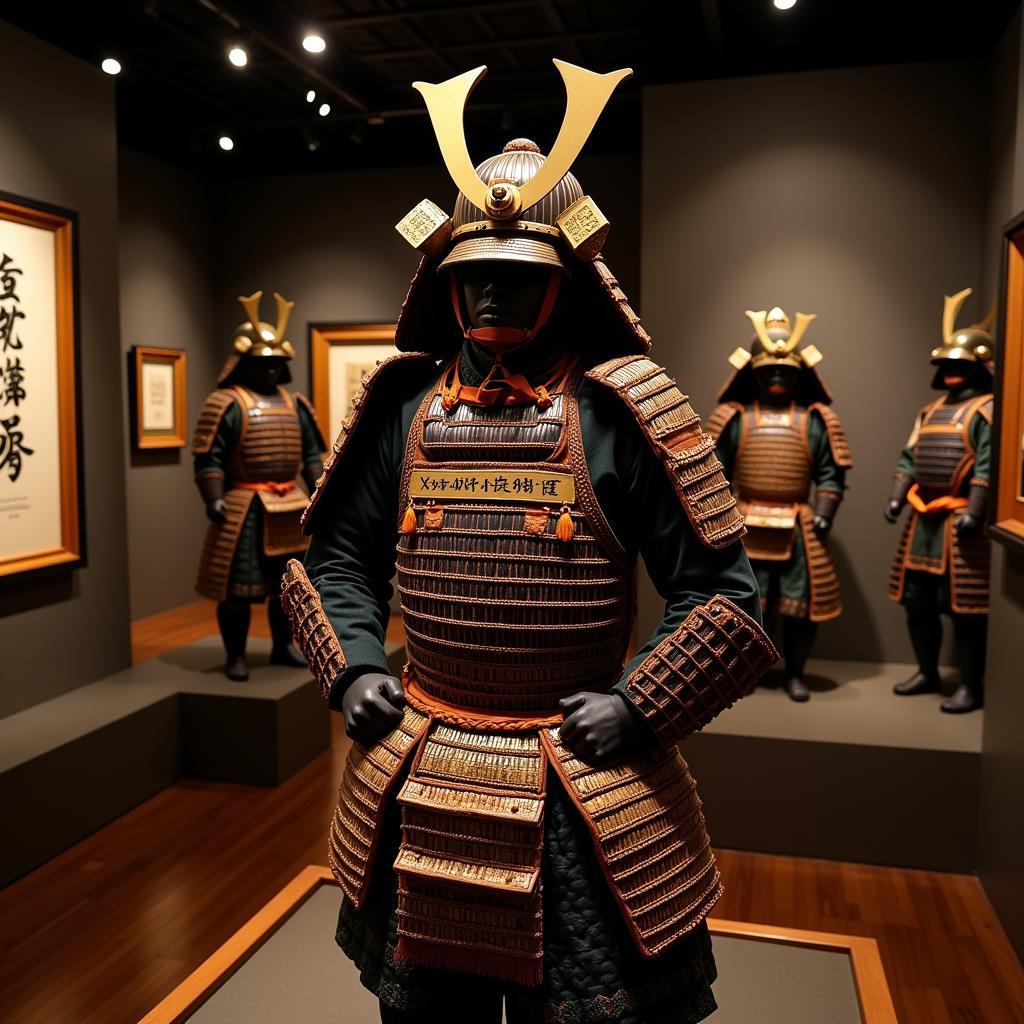 Displaying Samurai Armour in a Museum