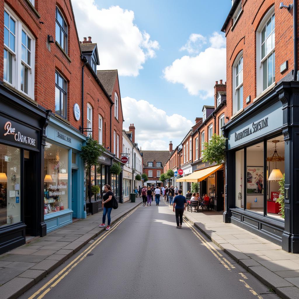 Nét sôi động của khu trung tâm Bawtry Town Centre