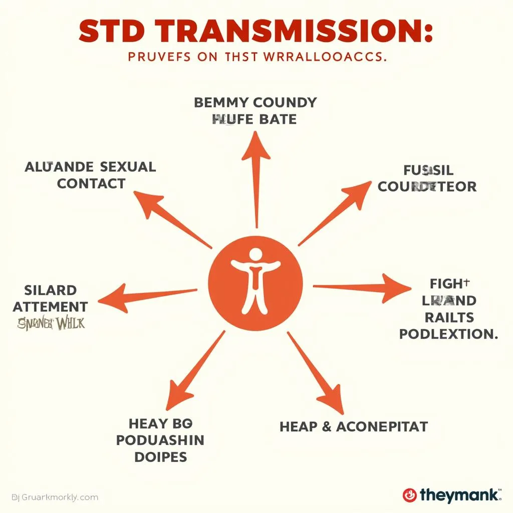 STD transmission through sexual contact