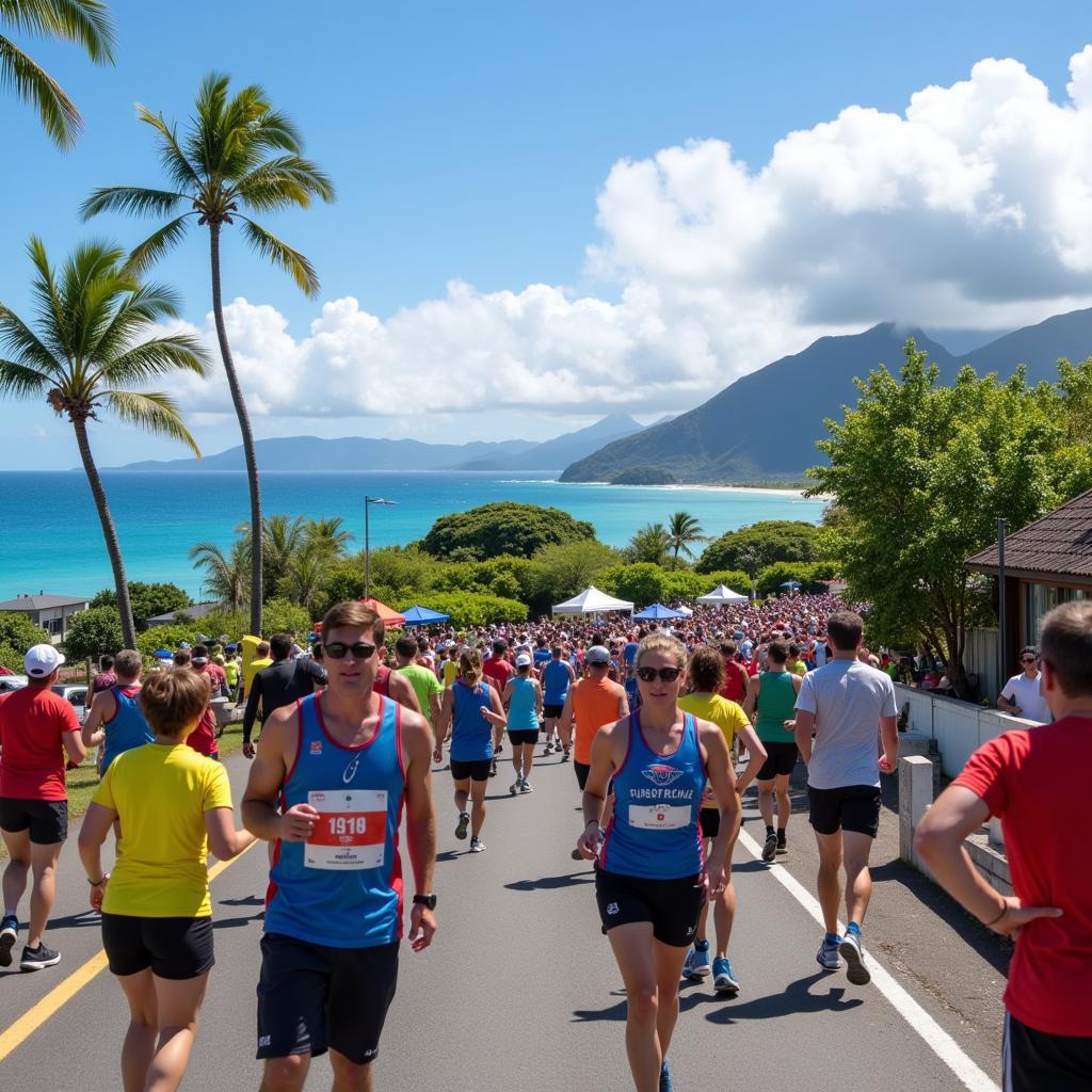 Vận động viên chạy marathon Fiji