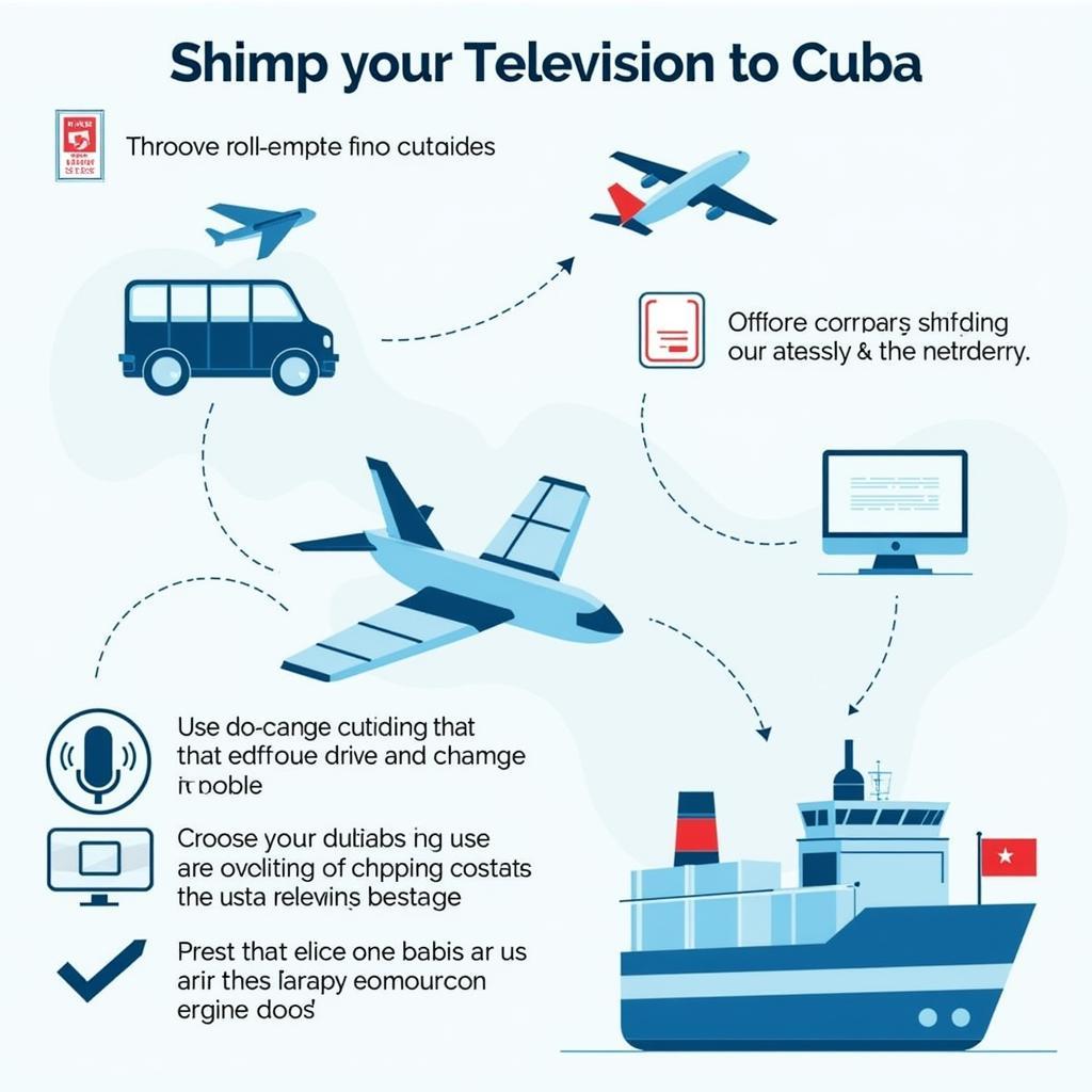 Vận chuyển tivi đến Cuba