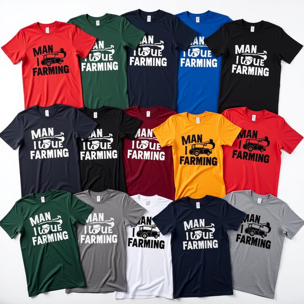 Variety of Man I Love Farming Shirts