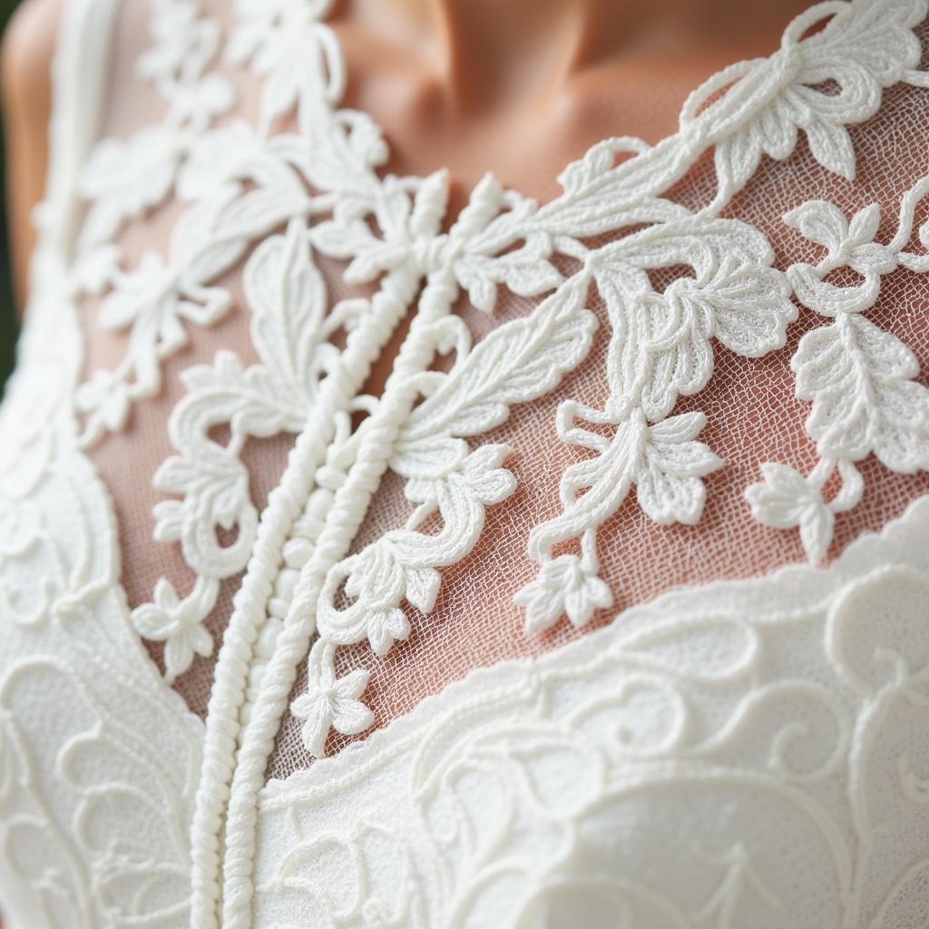 Classic Irish Lace Wedding Dress