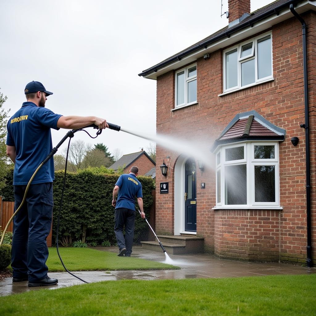 High-pressure exterior cleaning in Bristol