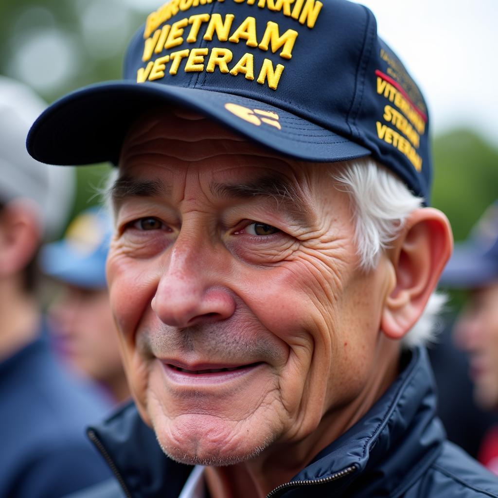 Veteran Wearing Hat