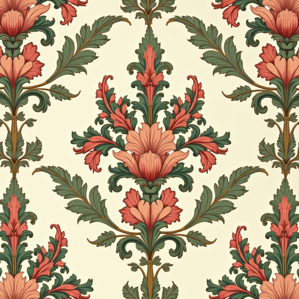 Victorian Period Wallpaper Design