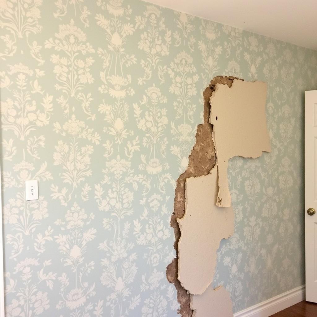 Victorian Wallpaper Restoration Project