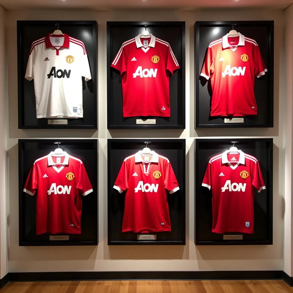 Vintage Van Nistelrooy Jerseys On Display