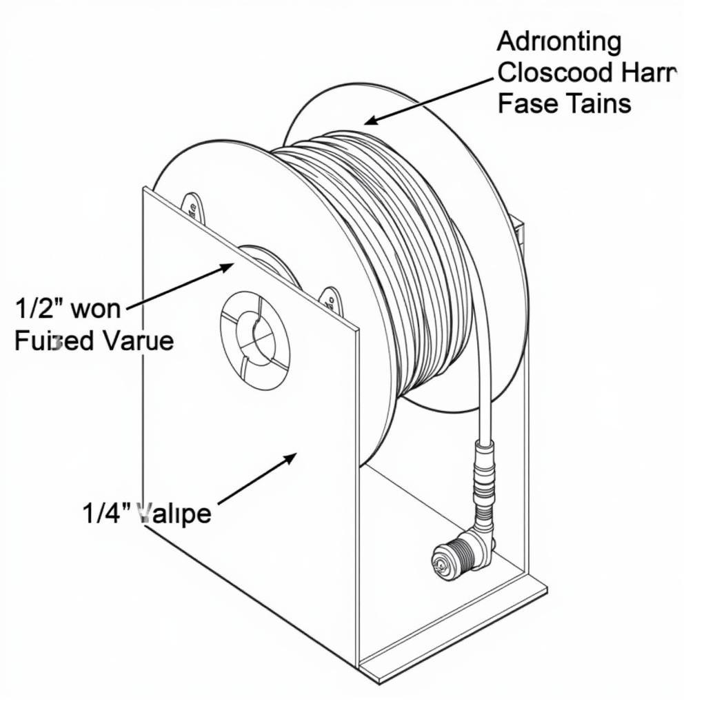 Cấu tạo vòi rửa xe 1 1 2 fire hose reel