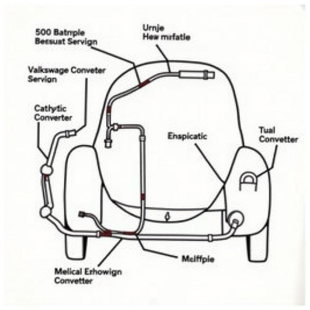 Volkswagen Bug Exhaust System Diagram