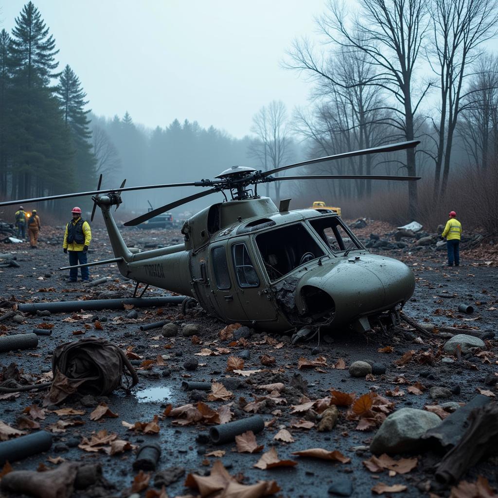 Iron 44 Helicopter Crash Aftermath