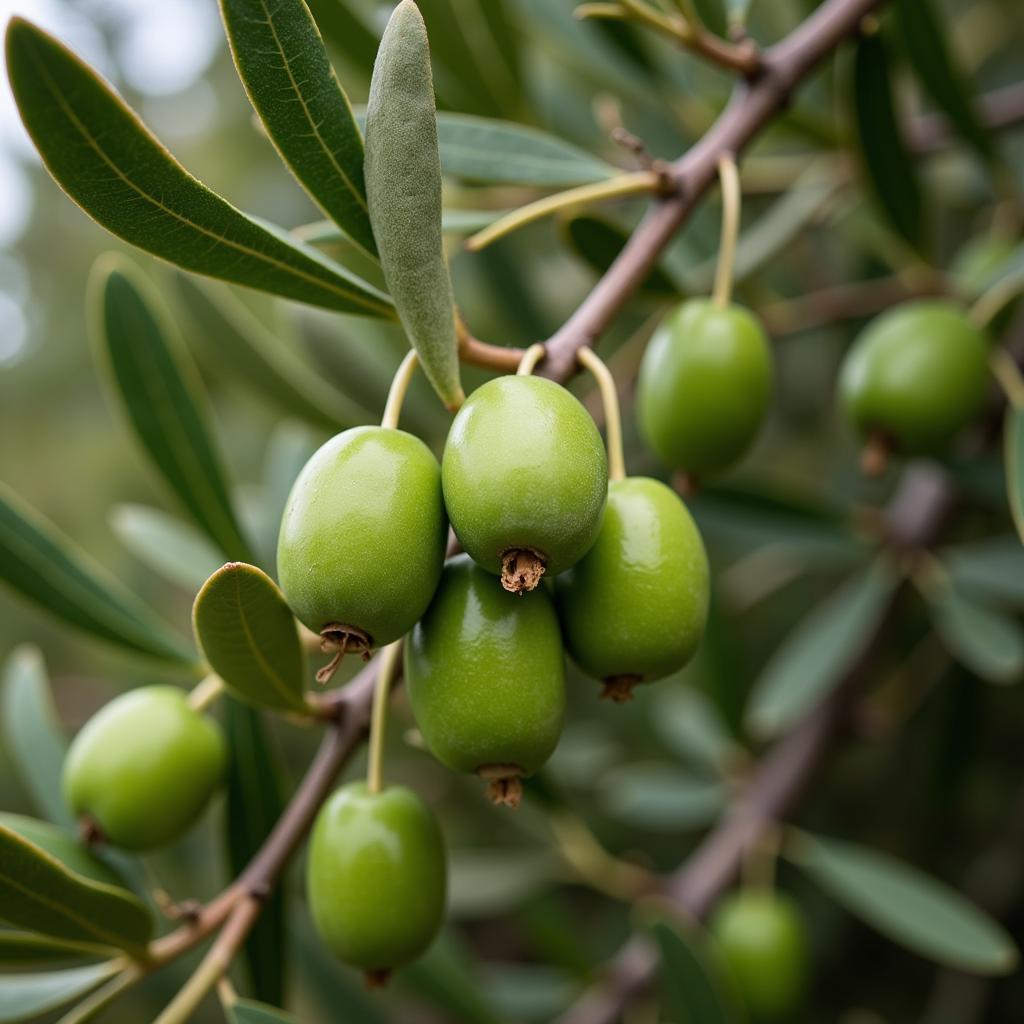 Vườn Olive Xanh Mướt Tại Italy