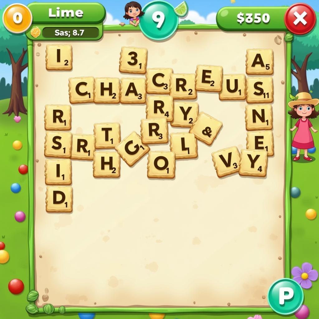 Word Cookies Lime 18 Gameplay Screenshot