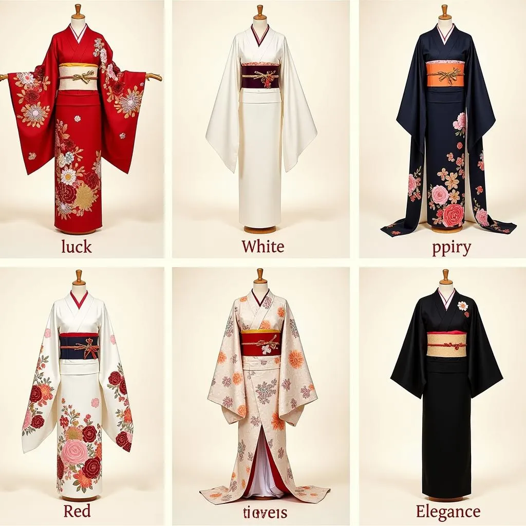 Ý nghĩa màu sắc kimono trong văn hóa Nhật Bản