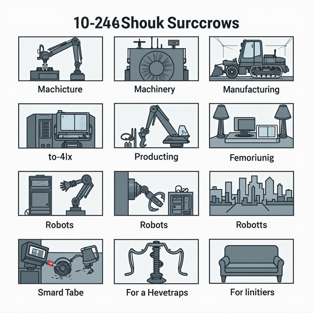 Applications of 10-24 set screws in different industries