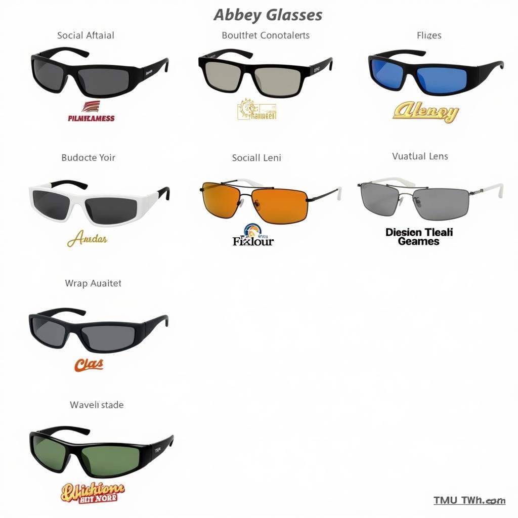 Different Styles of Abbey Glasses