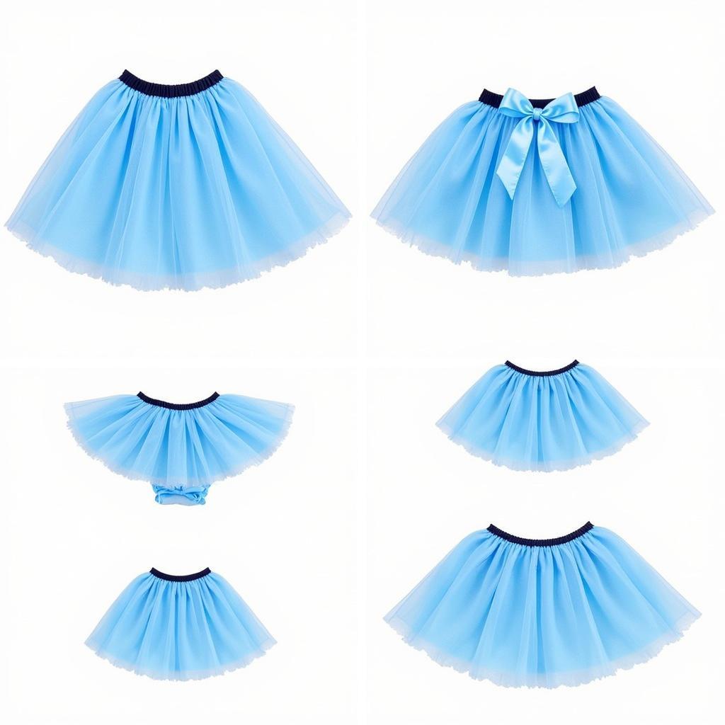 Adult Blue Tutu Sizing and Construction Options