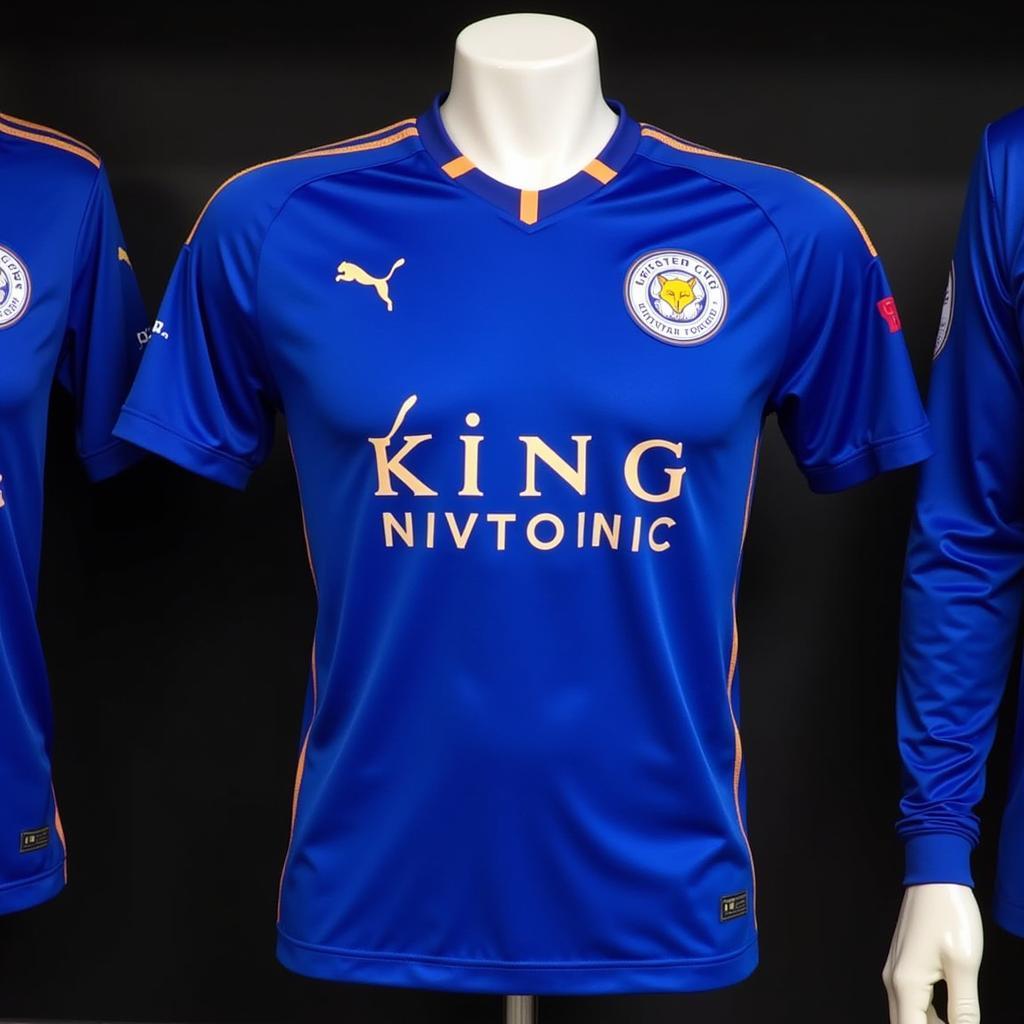 Áo đấu Leicester City 2015/16 sân nhà