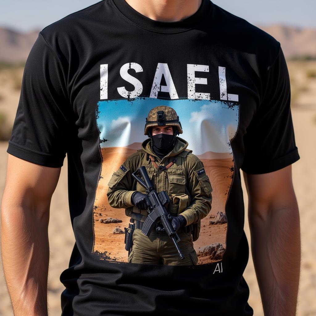 IDF T-Shirt with Soldier Image