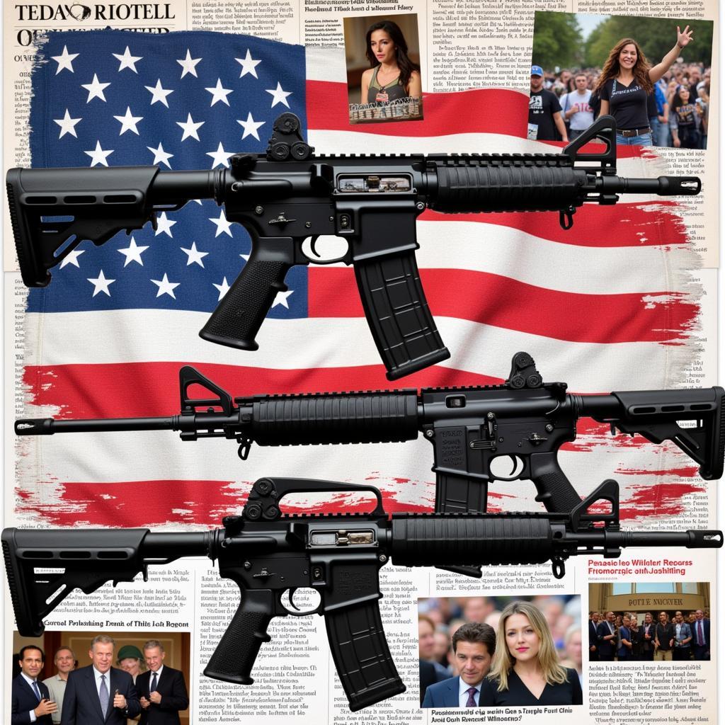 AR-15 and American Flag Controversy