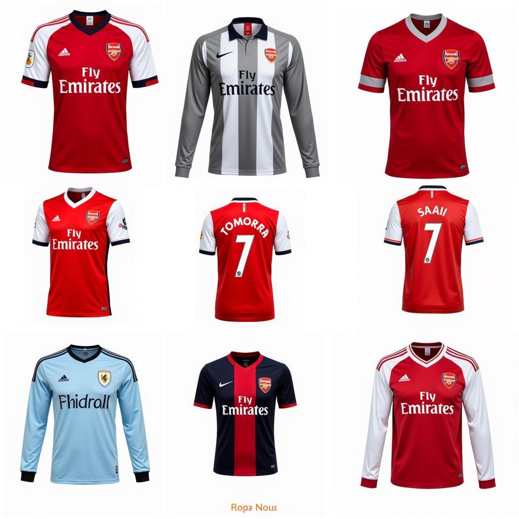 Bộ sưu tập áo Arsenal 2012