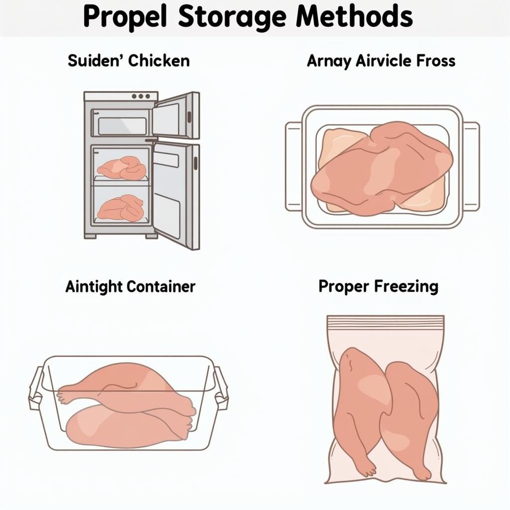 Storing Halal Chicken Correctly