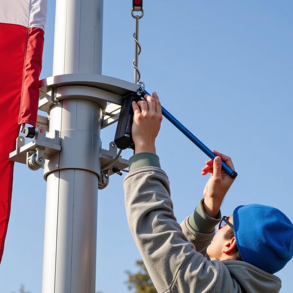 Maintaining Your Ski Tower Flag Mount