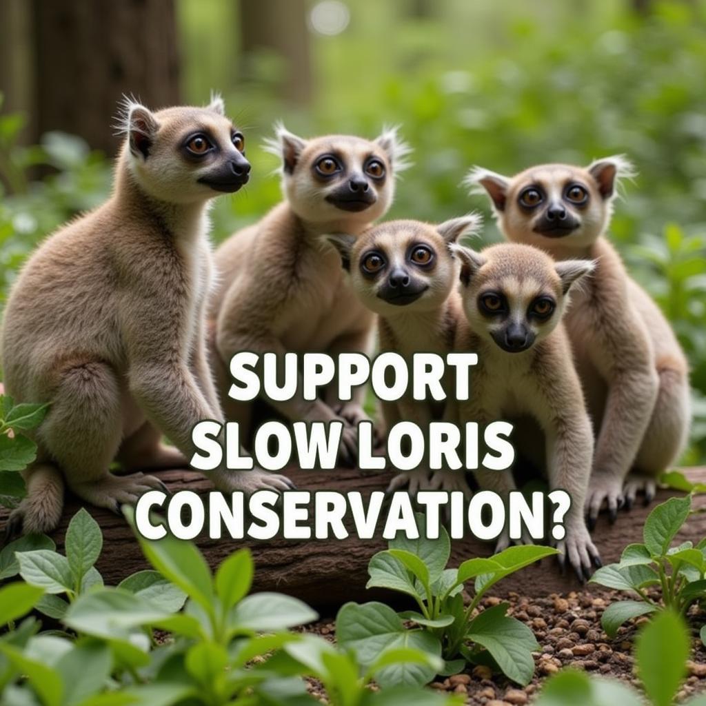 Protecting slow lorises in the wild