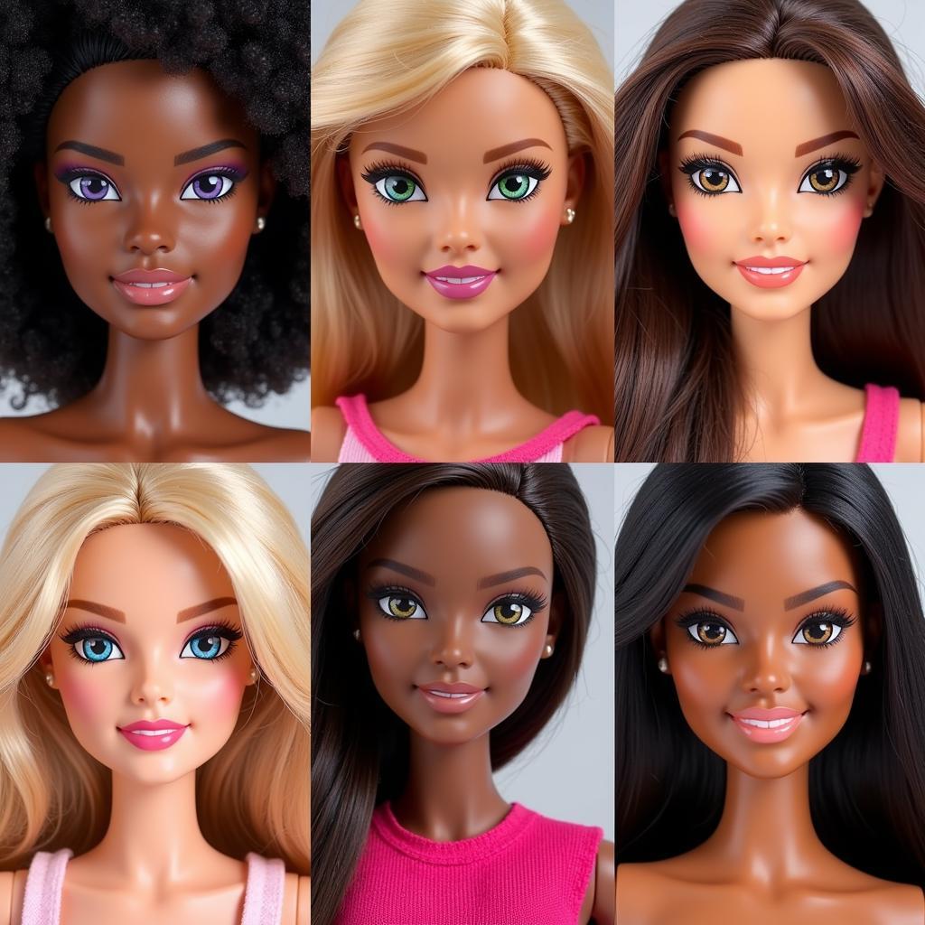 Barbie Fashionistas 2016 Diverse Facial Features