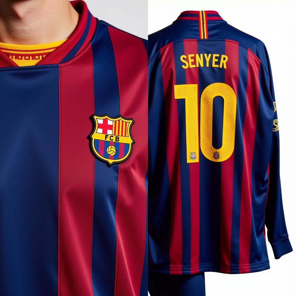 Barca Jersey 12/13 Design Features