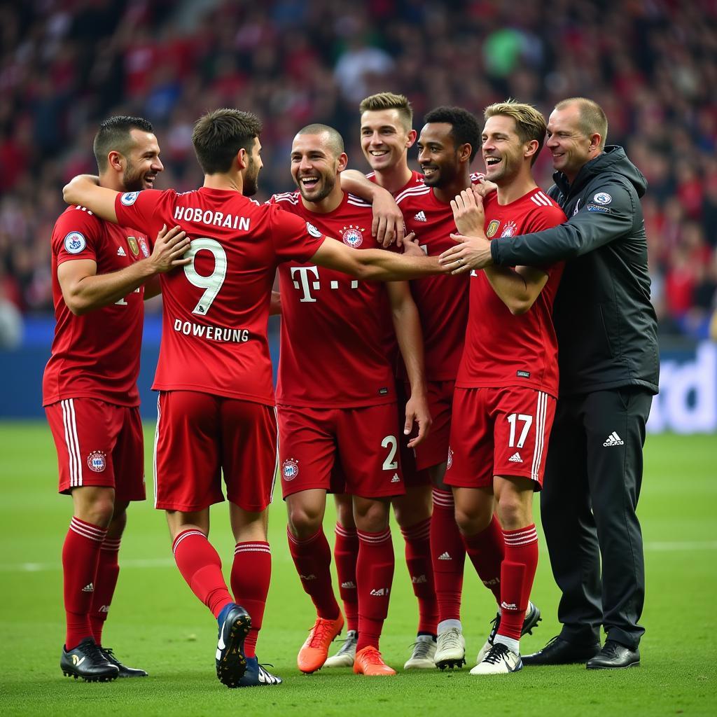 Bayern Munich 2014 Team Celebration