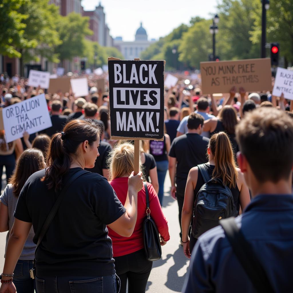 Cuộc biểu tình Black Lives Matter ôn hòa