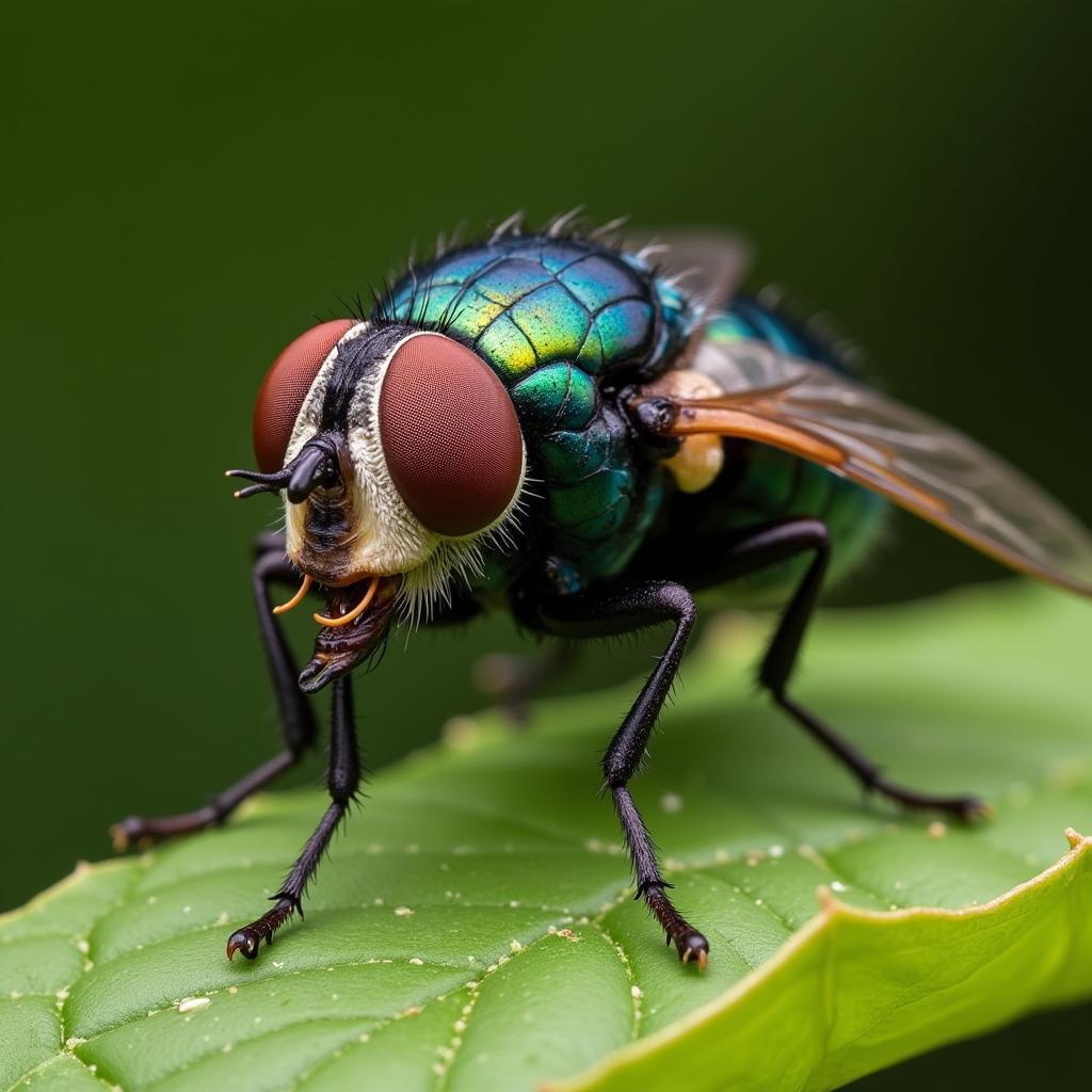 Close-up of a Blandford Fly