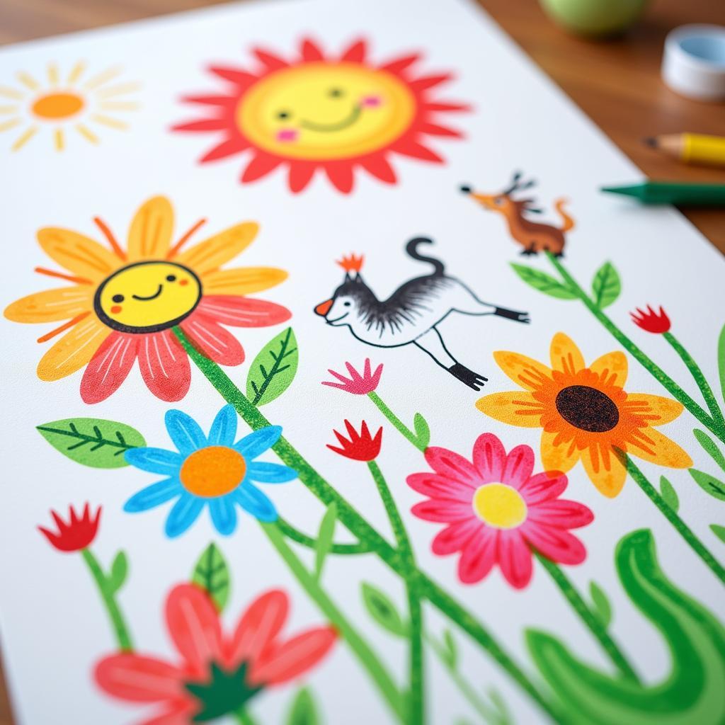 Bố Cục Và Hình Ảnh Trong Joyful Paintings