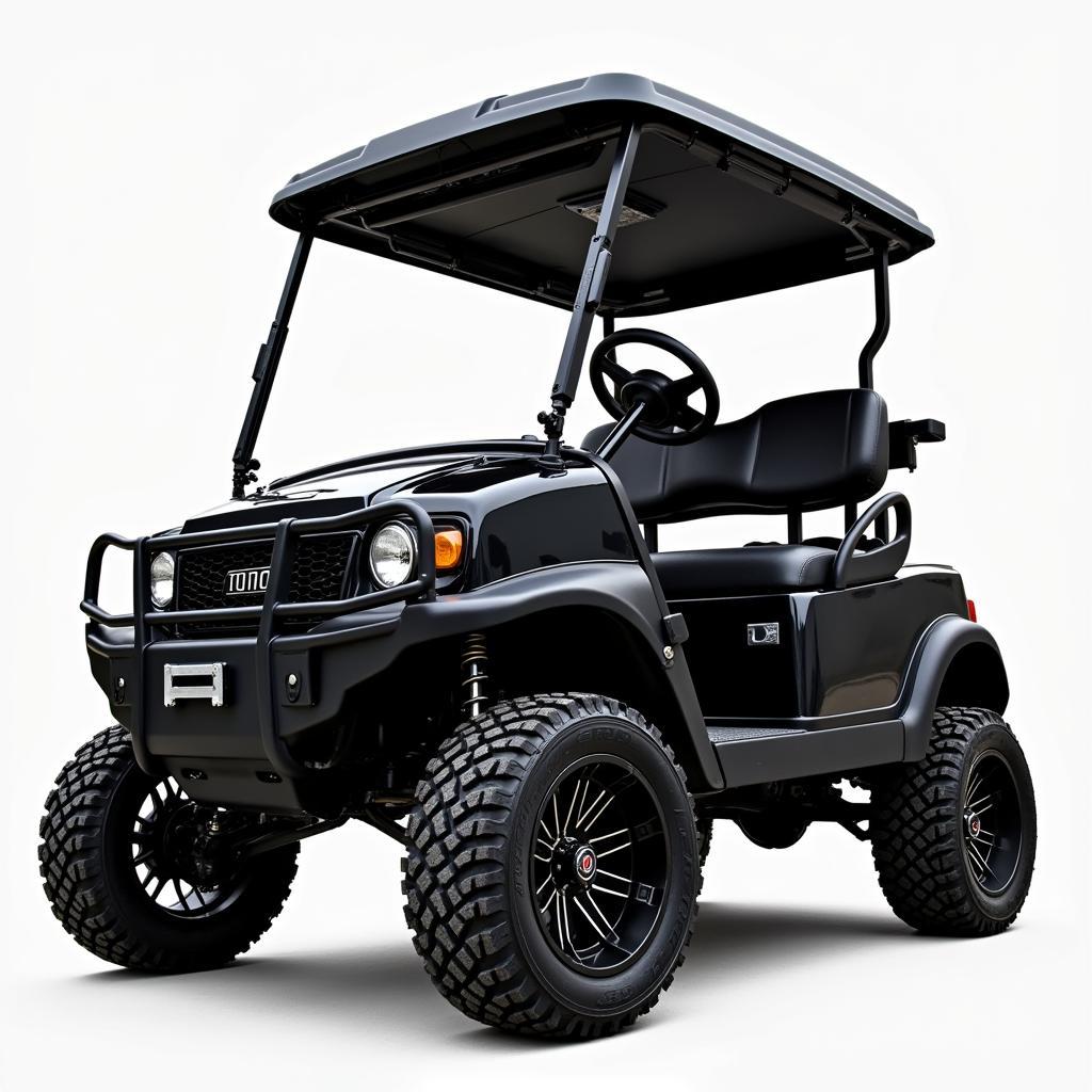 Bộ kit nâng golf cart đen