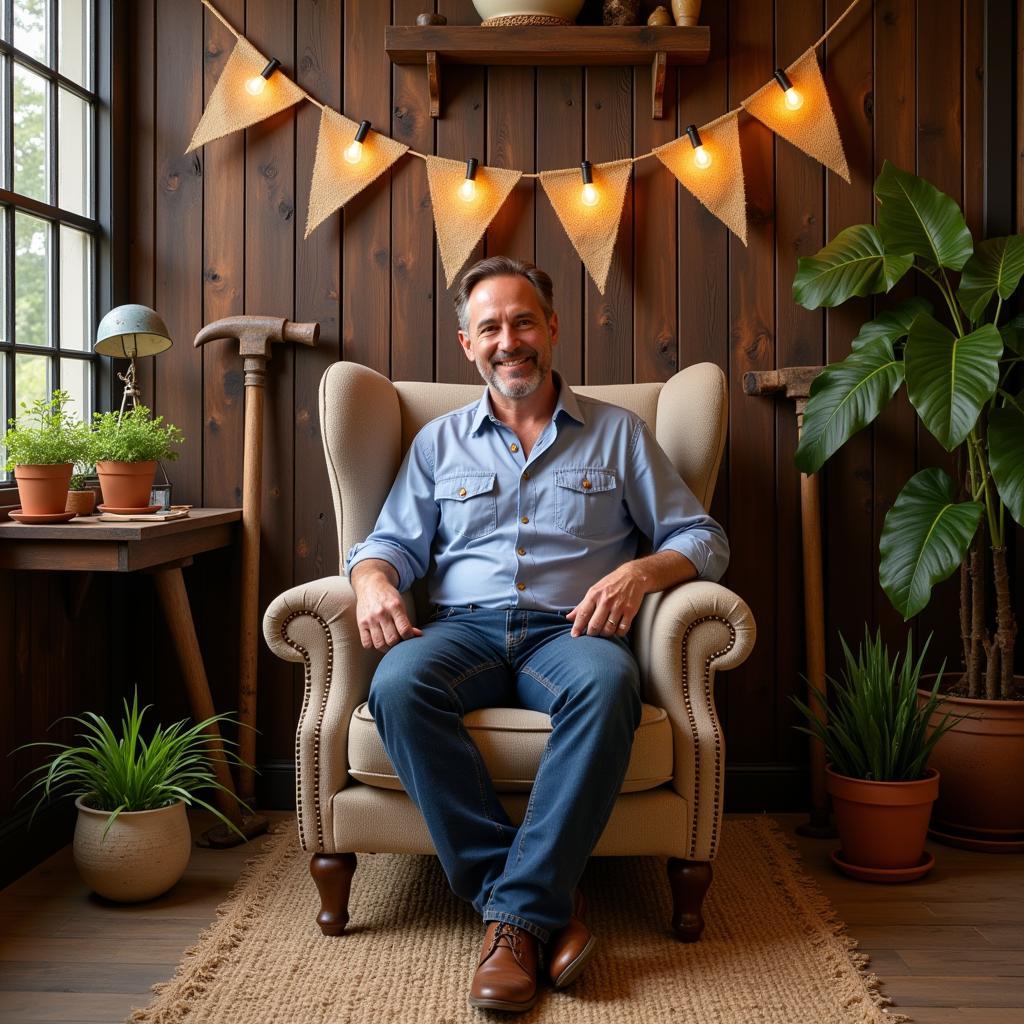 Rustic Fathers Day Photo Backdrop