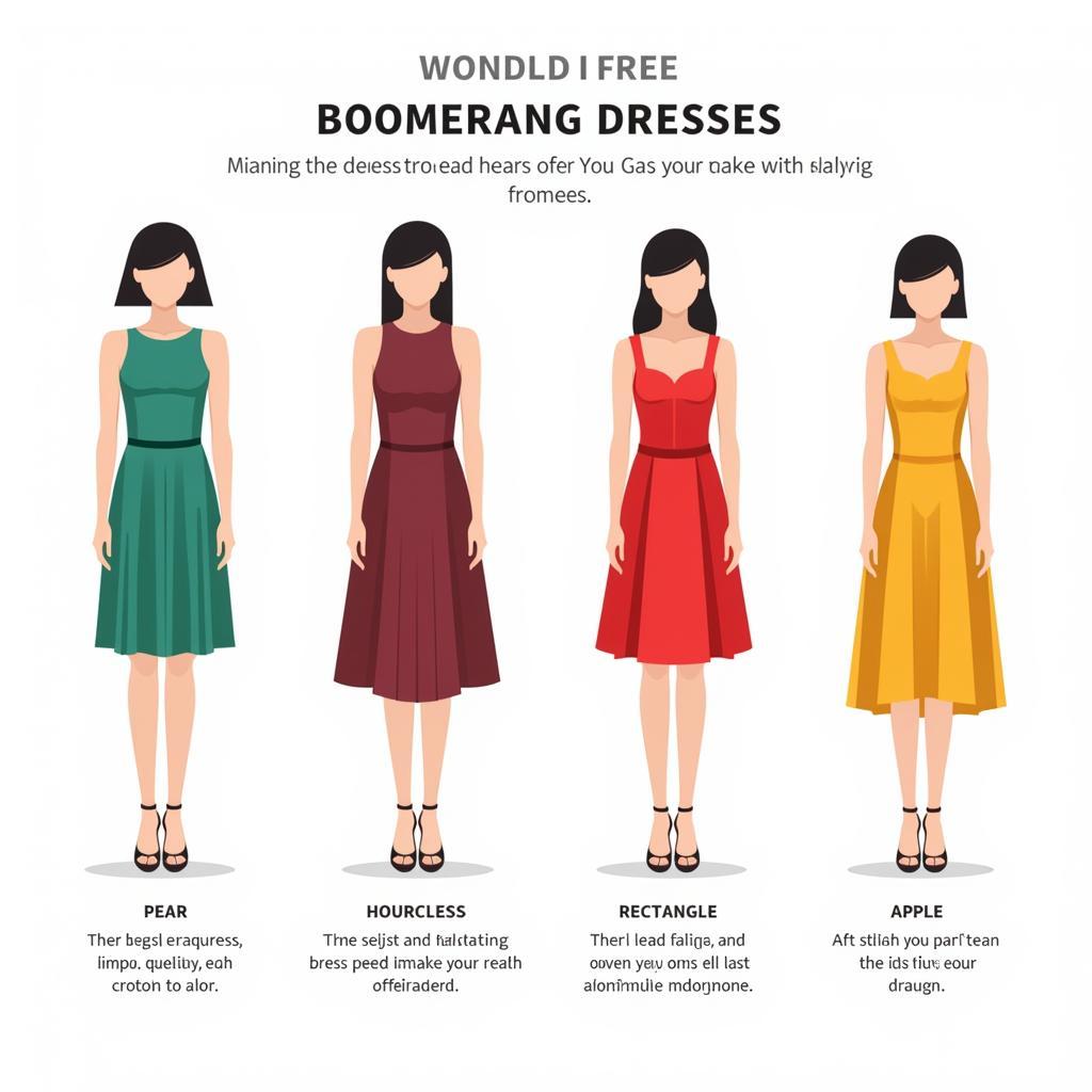 Boomerang dress on different body types