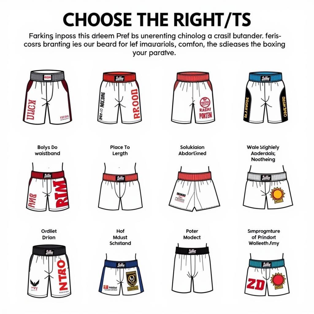 Kiểu Dáng Và Kích Thước Boxing Shorts Philippines