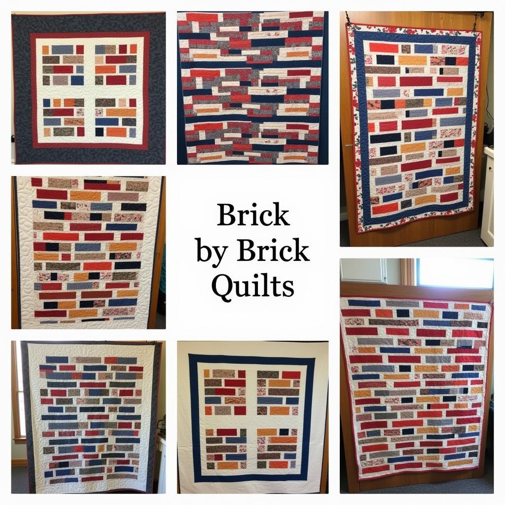 Các biến thể và nguồn cảm hứng cho Brick by Brick Quilt