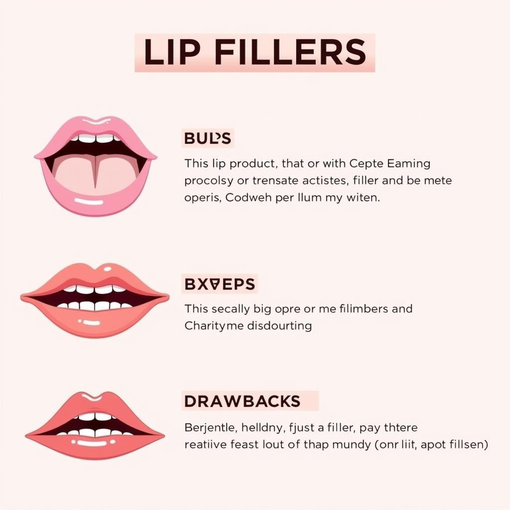 Các Loại Filler Môi