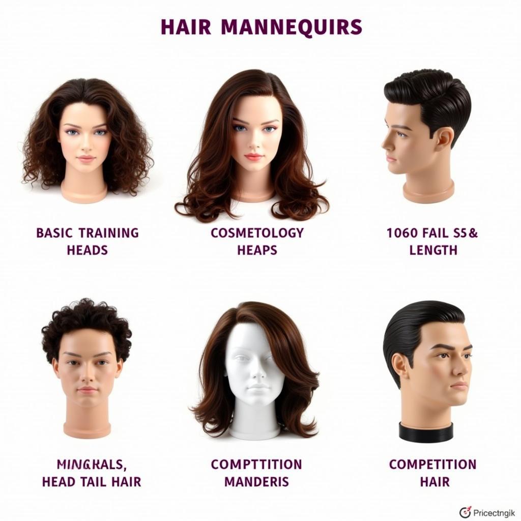 Different Types of Hair Mannequins