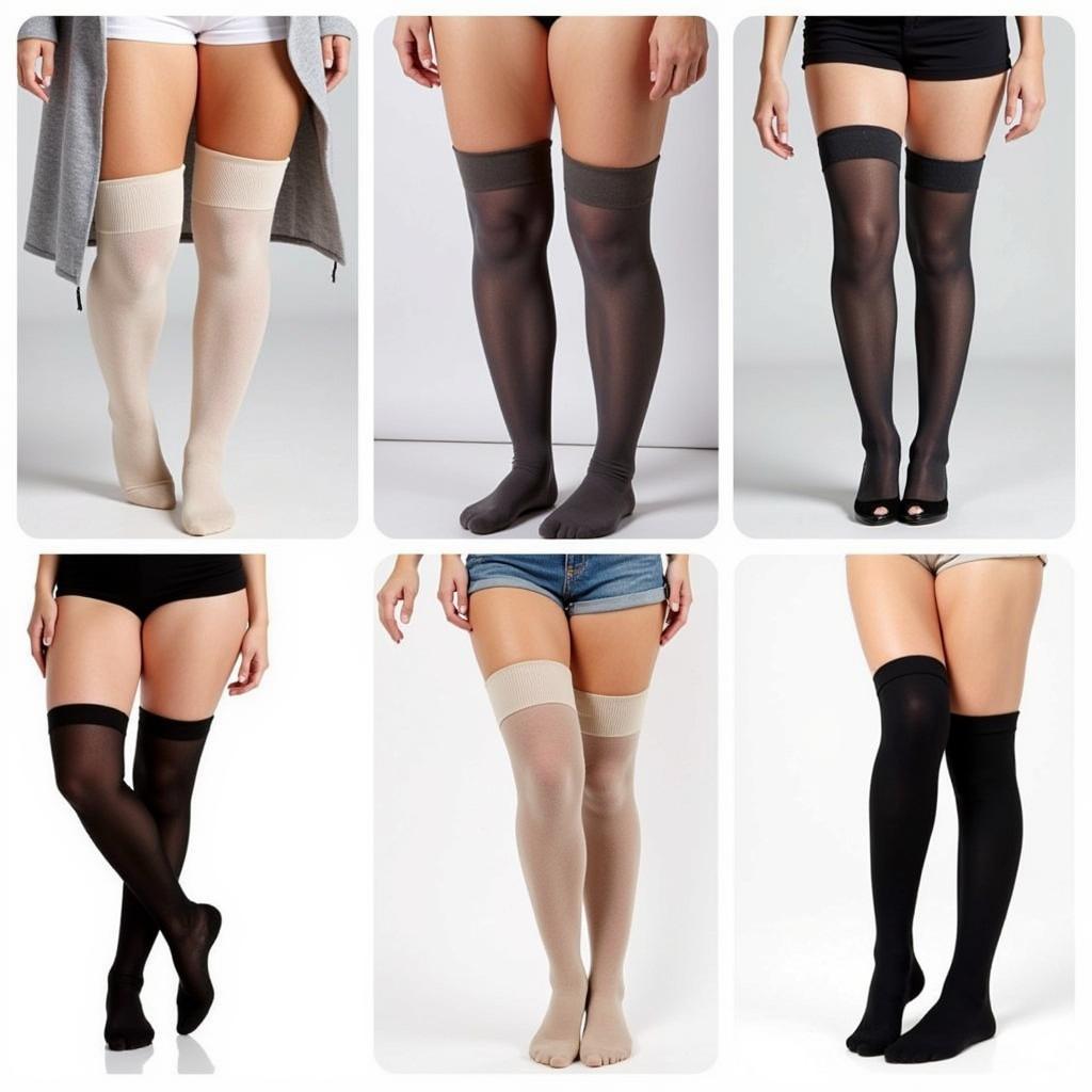 Different Types of Plus Size Knee Highs