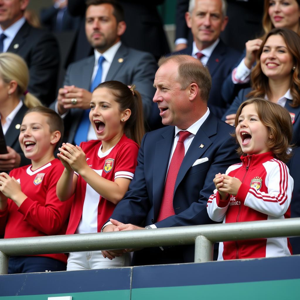 Royal Family at the Stadium