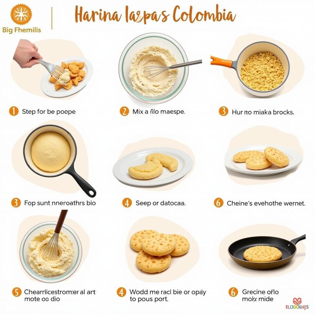 Cách làm Arepas từ Harina para Arepas Colombia