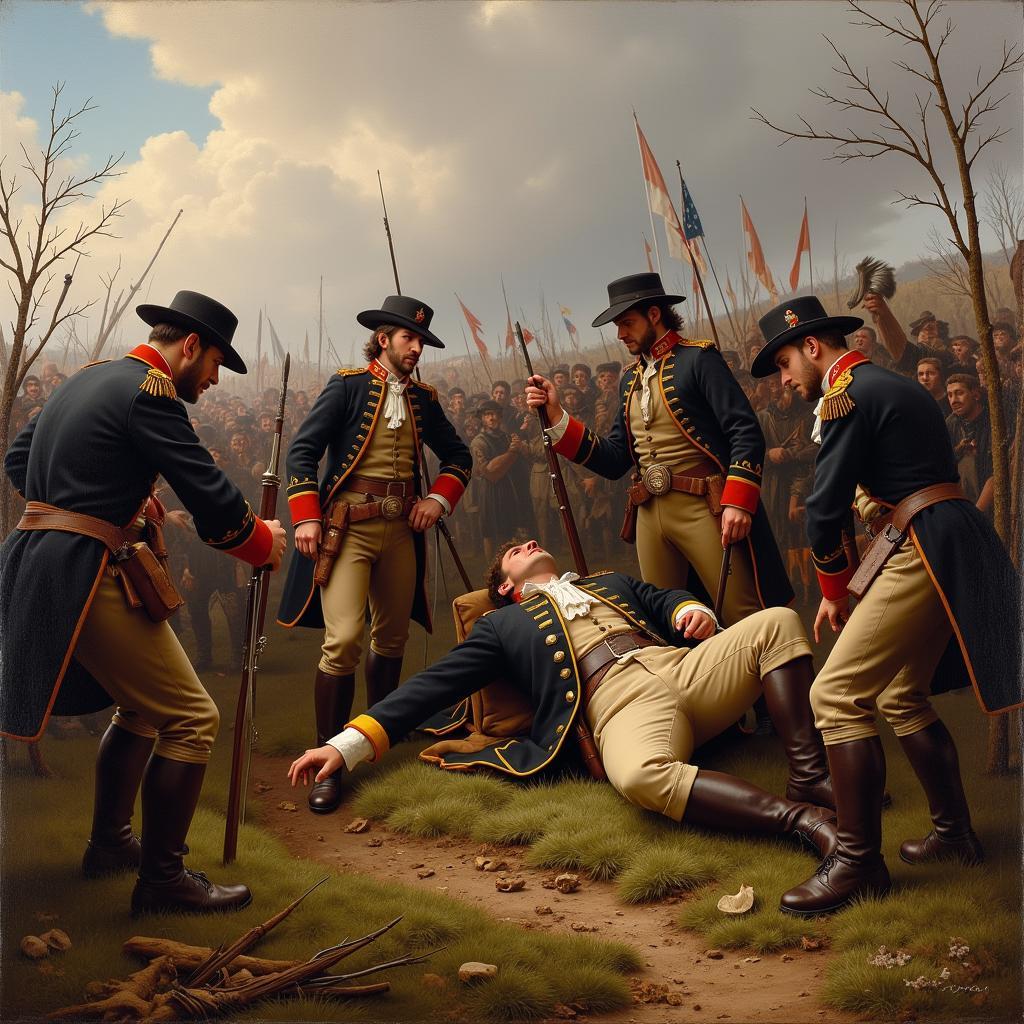 The Death of General Reynolds - Alonzo Chappel