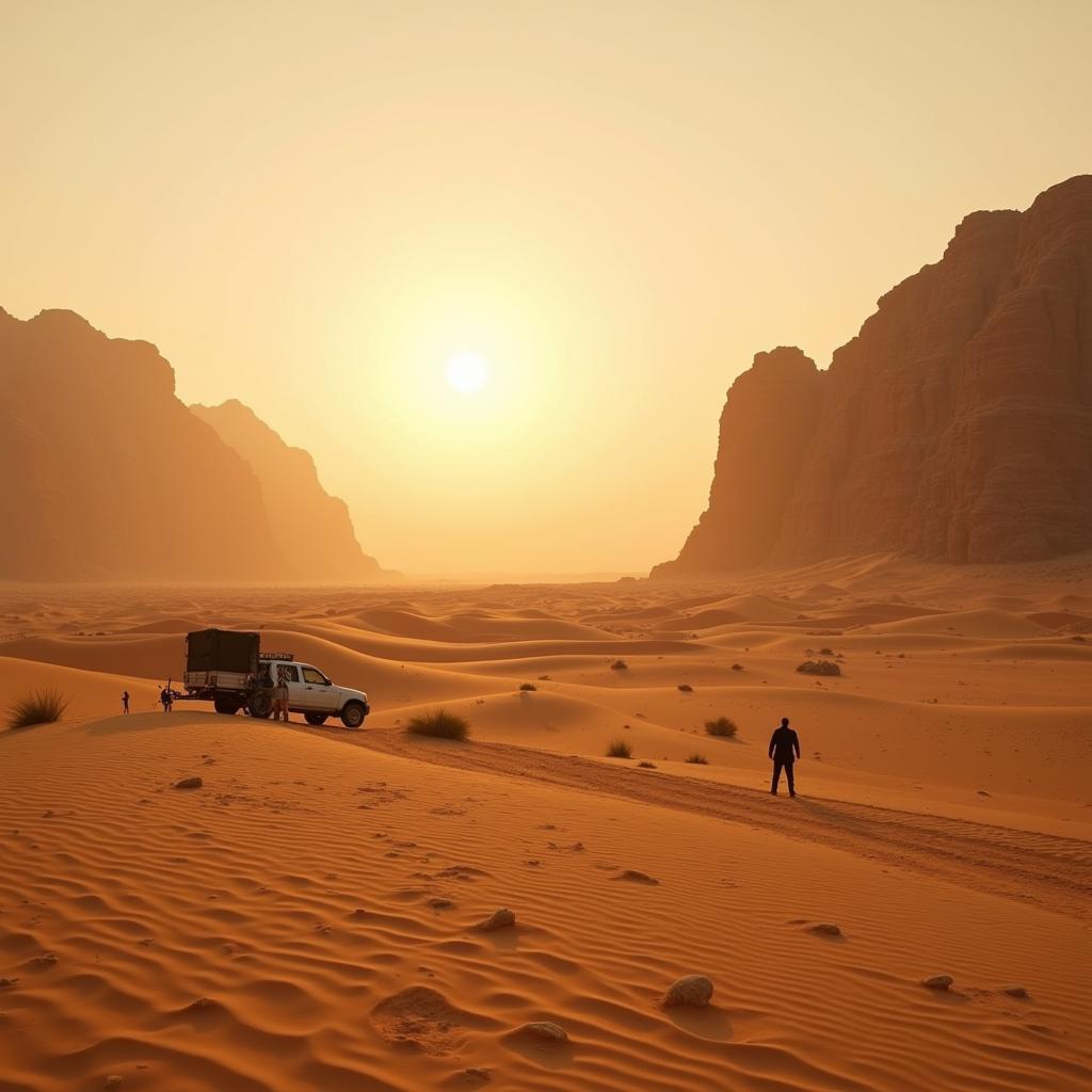 Filming in the Egyptian Desert: A Breathtaking Backdrop