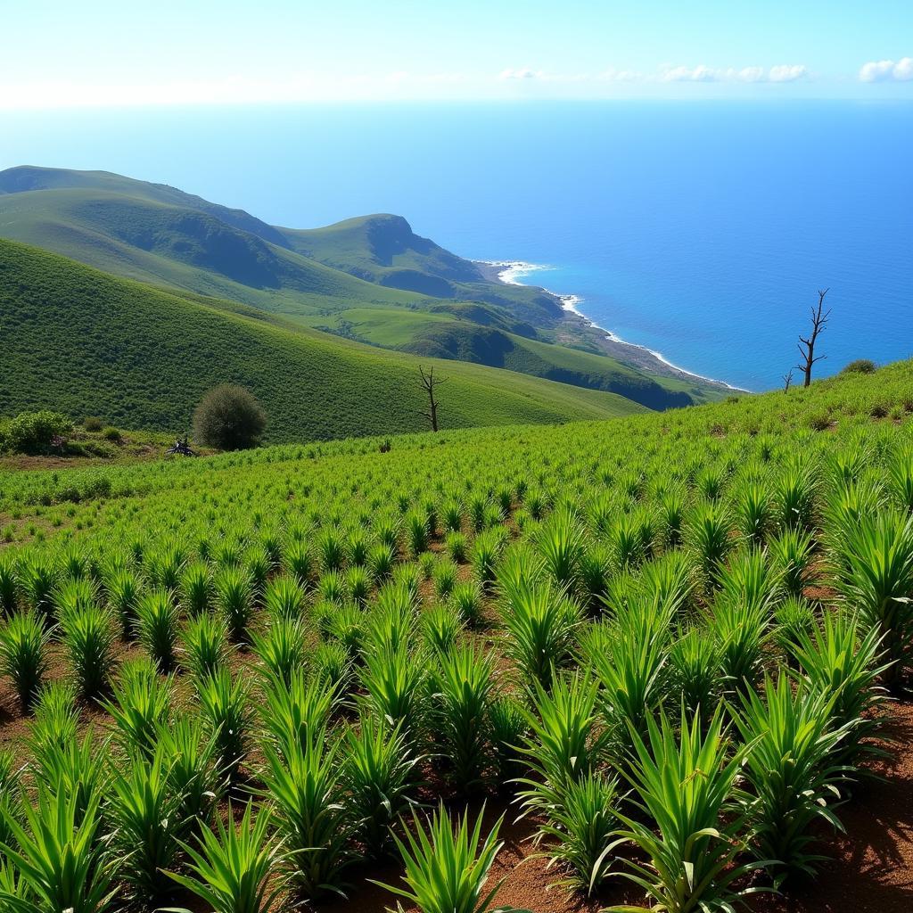 Cape Verde Rum Sugarcane Fields